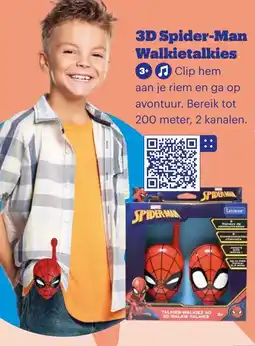 Bol.com 3D Spider-Man Walkietalkies aanbieding
