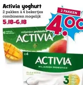 Boon`s Markt Activia yoghurt aanbieding