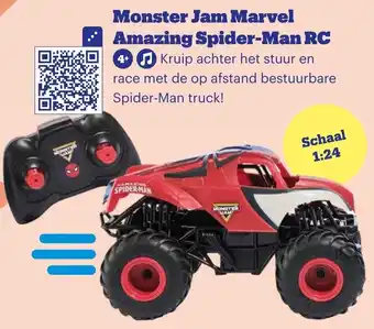 Bol.com Monster Jam Marvel Amazing Spider-Man RC aanbieding