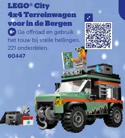 Bol.com LEGO City 4x4 Terreinwagen voor in de Bergen aanbieding
