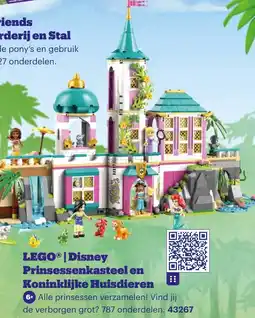 Bol.com LEGO Disney Prinsessenkasteel en Koninklijke Huisdieren aanbieding