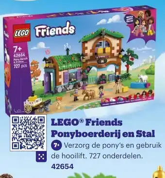 Bol.com LEGO Friends Ponyboerderij en Stal aanbieding
