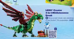 Bol.com LEGO Creator 3-in-1 Middeleeuwse Draak aanbieding