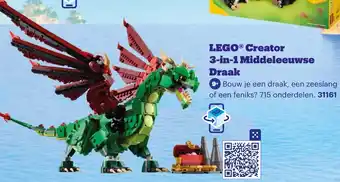 Bol.com LEGO Creator 3-in-1 Middeleeuwse Draak aanbieding
