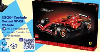 Bol.com LEGO Technic Ferrari SF-24 F1 Auto aanbieding