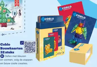 Bol.com Coblo Bouwkaarten 32 stuks aanbieding