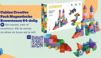 Bol.com Cubixx Creative Pack Magnetische Bouwstenen 64-delig aanbieding