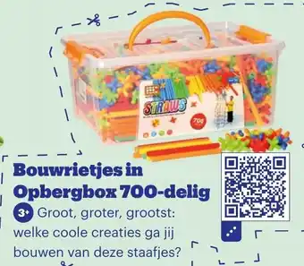 Bol.com Bouwrietjes in Opbergbox 700-delig aanbieding