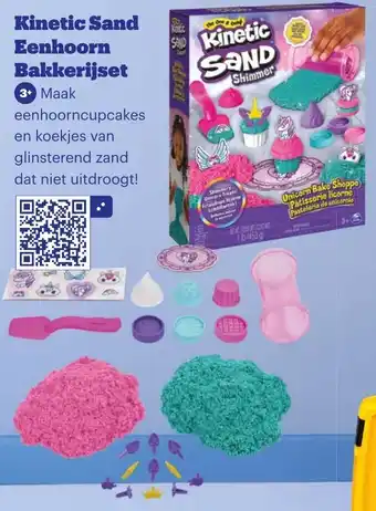 Bol.com Kinetic Sand Eenhoorn Bakkerijset aanbieding
