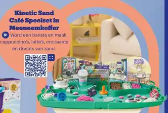 Bol.com Kinetic Sand Café Speelset in Meeneemkoffer aanbieding