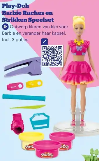 Bol.com Play-Doh Barbie Ruches en Strikken Speelset aanbieding