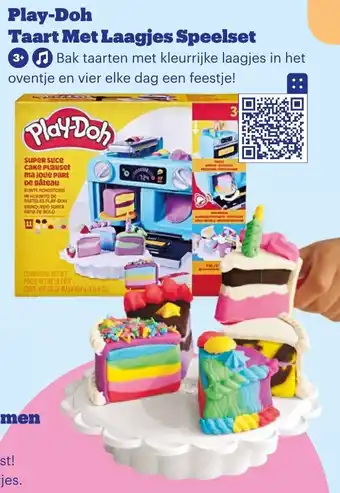 Bol.com Play-Doh Taart Met Laagjes Speelset aanbieding