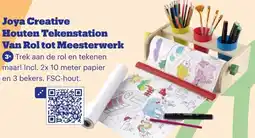 Bol.com Joya Creative Houten Tekenstation Van Rol tot Meesterwerk aanbieding