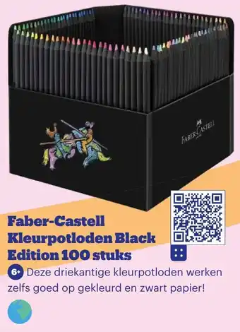 Bol.com Faber-Castell Kleurpotloden Black Edition 100 stuks aanbieding