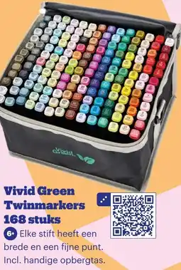 Bol.com Vivid Green Twinmarkers 168 stuks aanbieding