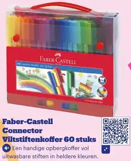 Bol.com Faber-Castell Connector Viltstiftenkoffer 60 stuks aanbieding