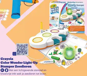 Bol.com Crayola Color Wonder Light-Up Stamper Zeedieren aanbieding