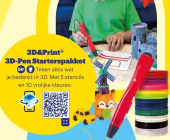 Bol.com 3D&Print 3D-Pen Starterspakket aanbieding