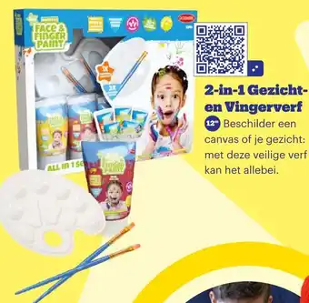 Bol.com 2-in-1 Gezicht en Vingerverf aanbieding