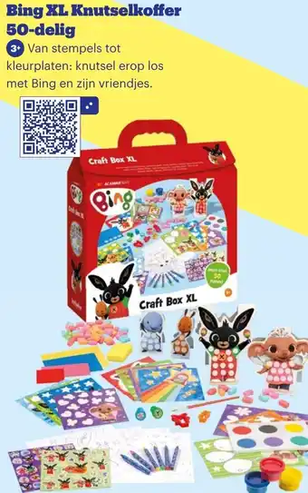 Bol.com Bing XL Knutselkoffer 50-delig k aanbieding