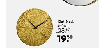 Kwantum Klok Grado ø40 Cm aanbieding