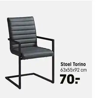 Kwantum Stoel Torino 63x55x92 Cm aanbieding