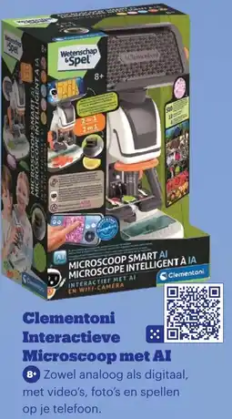 Bol.com Clementoni Interactieve Microscoop met AI aanbieding
