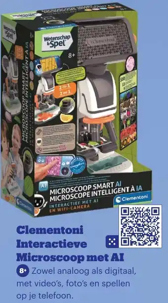 Bol.com Clementoni Interactieve Microscoop met AI aanbieding