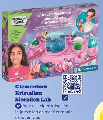 Bol.com Clementoni Kristallen Sieraden Lab aanbieding