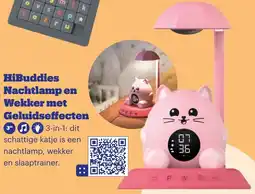 Bol.com HiBuddies Nachtlamp en Wekker met Geluidseffecten aanbieding