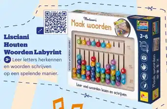 Bol.com Lisciani Houten Woorden Labyrint aanbieding