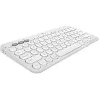 Bol.com Logitech Pebble Keys 2 K380s - Draadloos Toetsenbord - Bluetooth - Qwerty - White aanbieding
