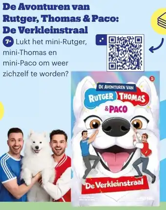 Bol.com De Avonturen van Rutger, Thomas & Paco: De Verkleinstraal aanbieding