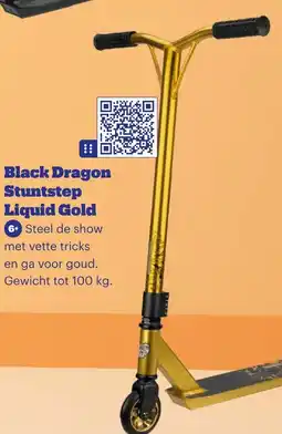 Bol.com Black Dragon Stuntstep Liquid Gold aanbieding