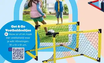 Bol.com Get & Go Voetbaldoeltjes aanbieding