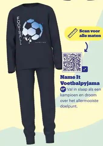 Bol.com Name It Voetbalpyjama aanbieding