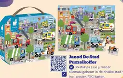 Bol.com Janod De Stad Puzzelkoffer aanbieding