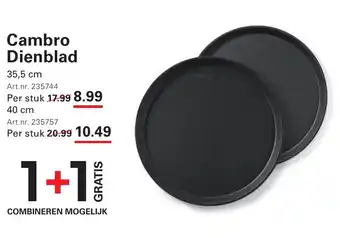 Sligro Cambro Dienblad aanbieding