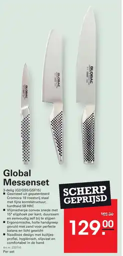 Sligro Global Messenset aanbieding