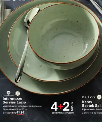 Sligro Intermezzo Servies Lazio aanbieding