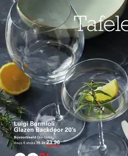 Sligro Luigi Bormioli Glazen Backdoor 20's aanbieding