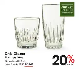 Sligro Onis Glazen Hampshire aanbieding