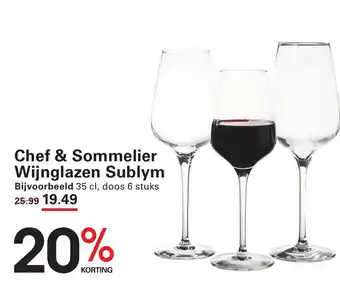 Chef & Sommelier Wijnglazen Sublym