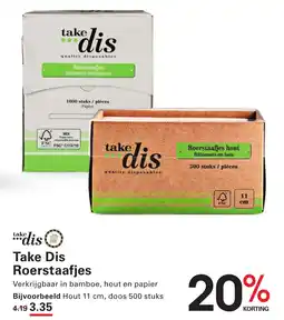 Sligro Take Dis Roerstaafjes aanbieding