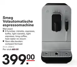 Sligro Smeg Volautomatische espressomachine aanbieding