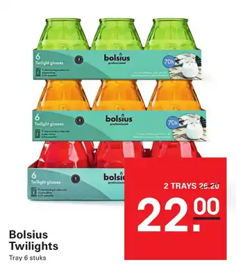 Sligro Bolsius Twilights aanbieding
