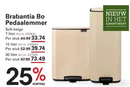 Sligro Brabantia Bo Pedaalemmer aanbieding