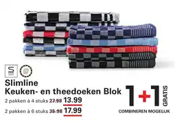 Sligro Slimline Keuken en theedoeken Blok aanbieding