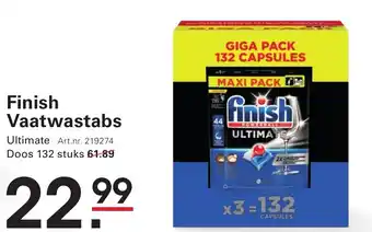 Sligro Finish Vaatwastabs aanbieding