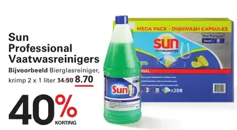 Sligro Sun Professional Vaatwasreinigers aanbieding